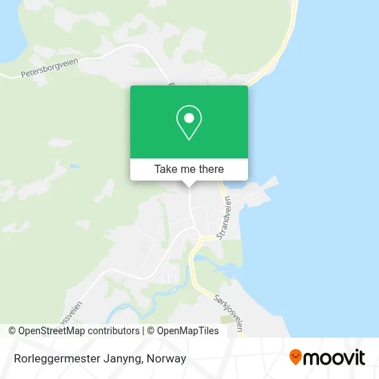 Rorleggermester Janyng map