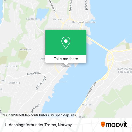 Utdanningsforbundet Troms map