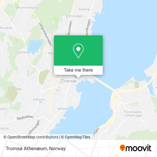 Tromsø Athenæum map