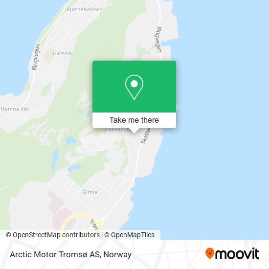 Arctic Motor Tromsø AS map
