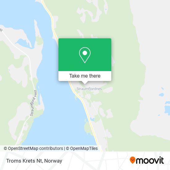 Troms Krets Nt map