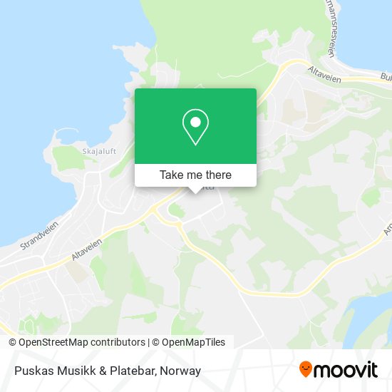 Puskas Musikk & Platebar map