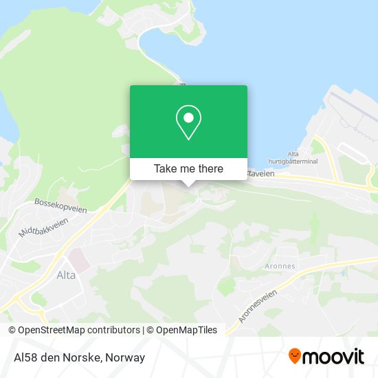 Al58 den Norske map