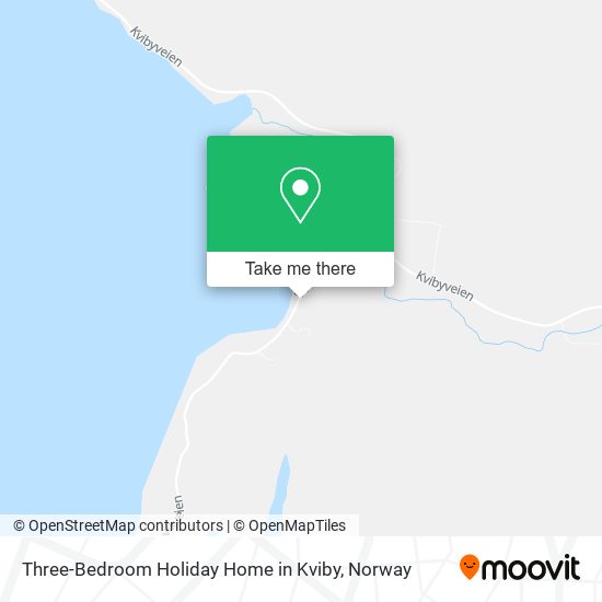 Three-Bedroom Holiday Home in Kviby map