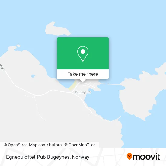 Egnebuloftet Pub Bugøynes map