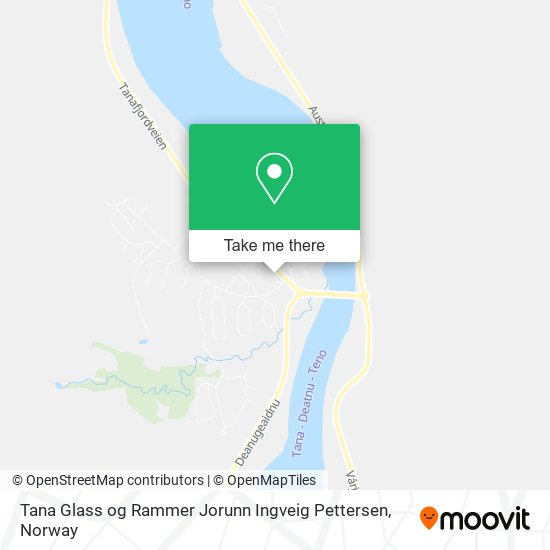 Tana Glass og Rammer Jorunn Ingveig Pettersen map