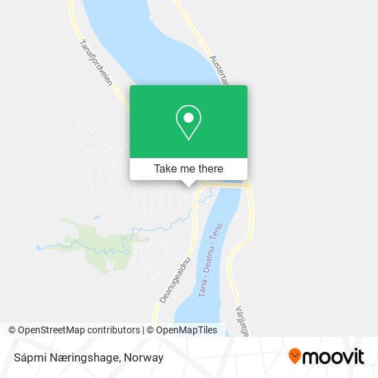 Sápmi Næringshage map