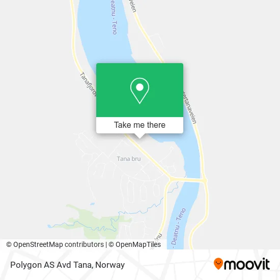 Polygon AS Avd Tana map
