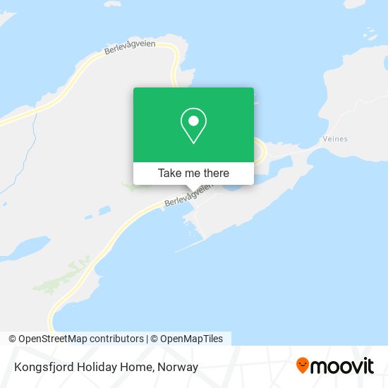 Kongsfjord Holiday Home map