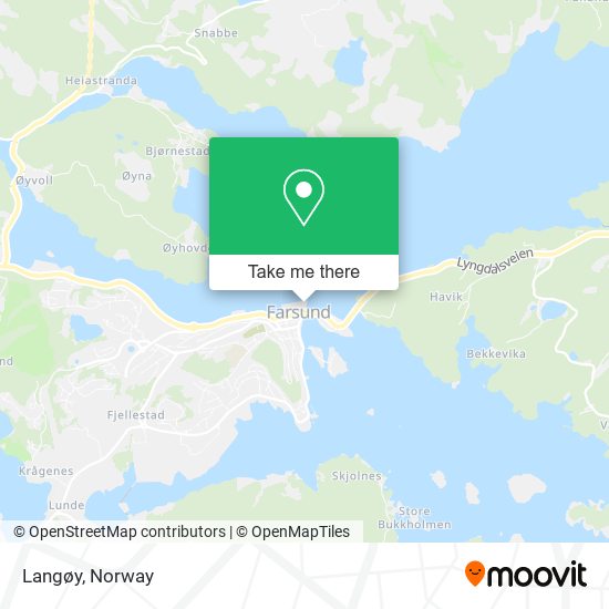 Langøy map