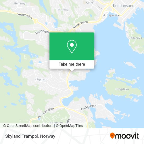 Skyland Trampol map