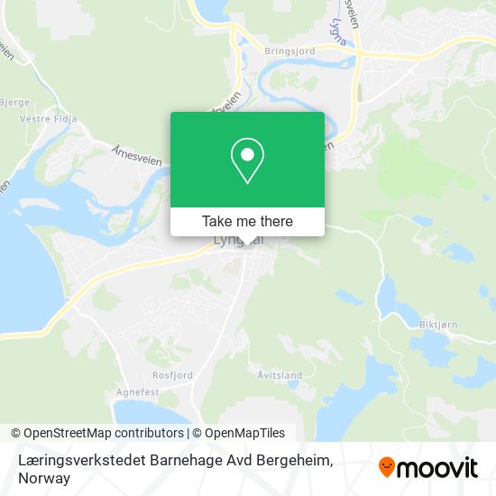 Læringsverkstedet Barnehage Avd Bergeheim map