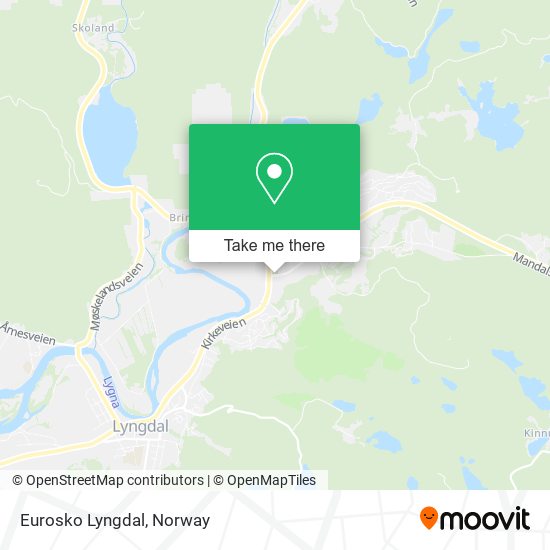 Eurosko Lyngdal map