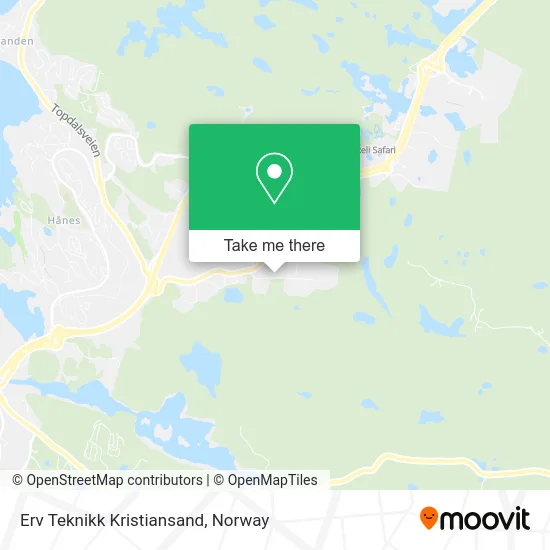 Erv Teknikk Kristiansand map