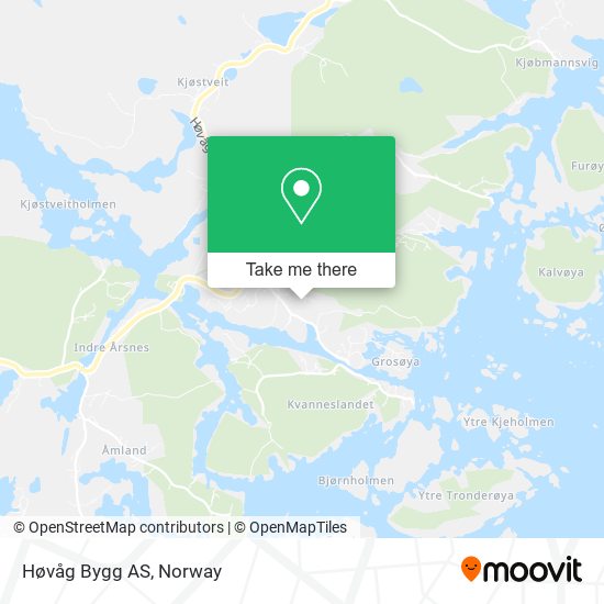 Høvåg Bygg AS map