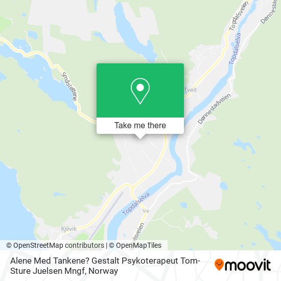 Alene Med Tankene? Gestalt Psykoterapeut Tom-Sture Juelsen Mngf map