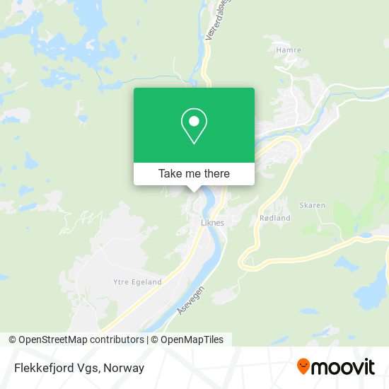 Flekkefjord Vgs map