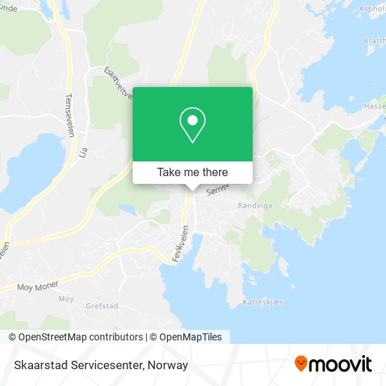 Skaarstad Servicesenter map