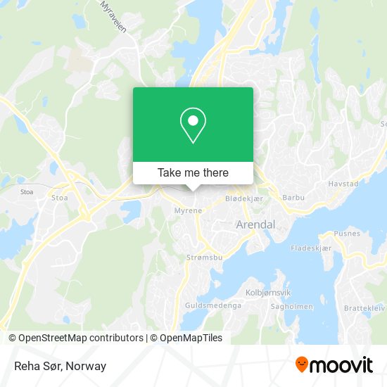 Reha Sør map