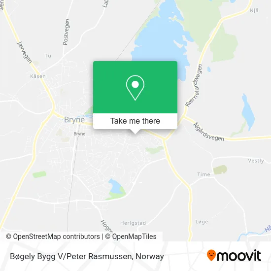 Bøgely Bygg V/Peter Rasmussen map