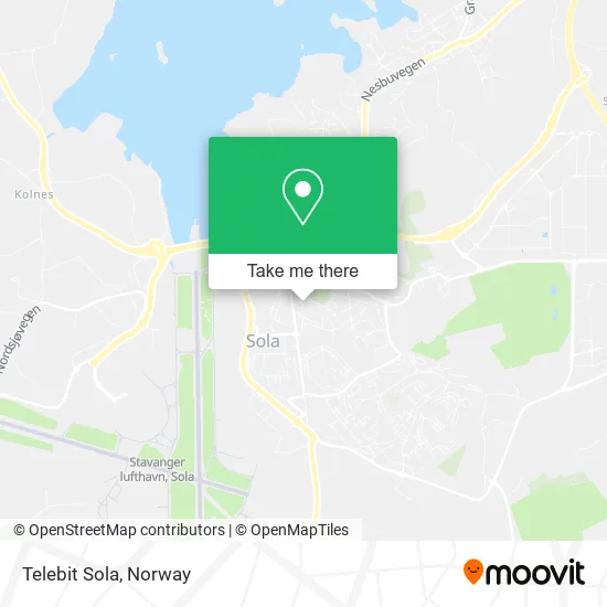 Telebit Sola map