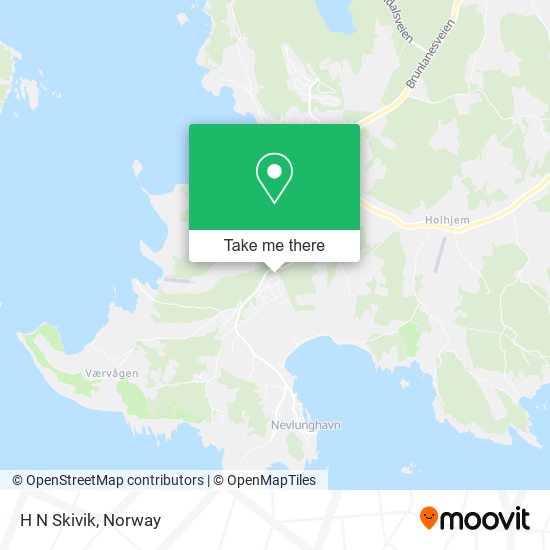 H N Skivik map