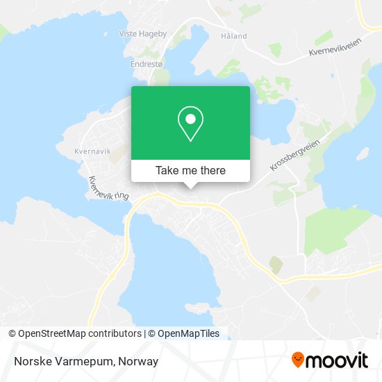 Norske Varmepum map