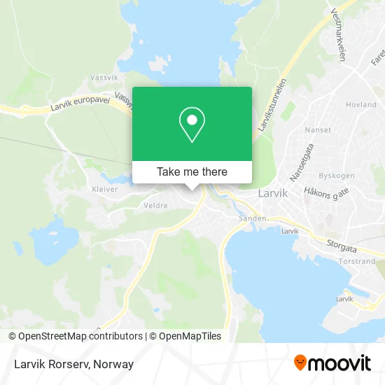 Larvik Rorserv map