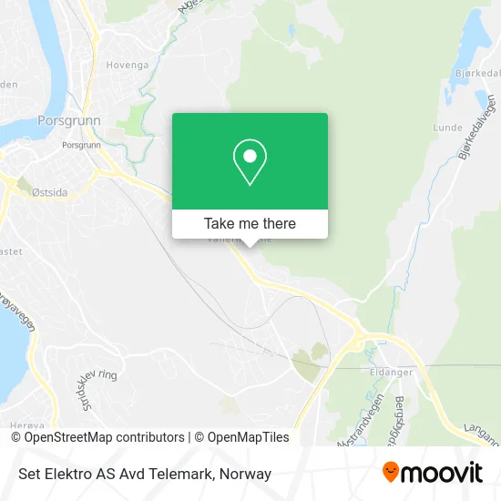 Set Elektro AS Avd Telemark map