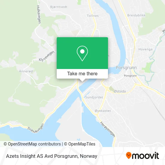 Azets Insight AS Avd Porsgrunn map