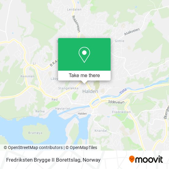 Fredriksten Brygge II Borettslag map