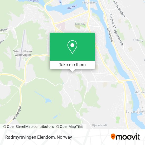 Rødmyrsvingen Eiendom map