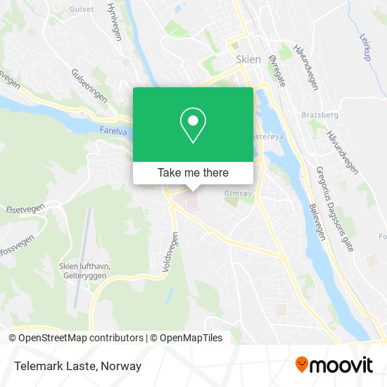 Telemark Laste map