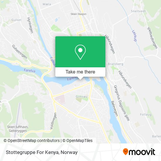 Stottegruppe For Kenya map