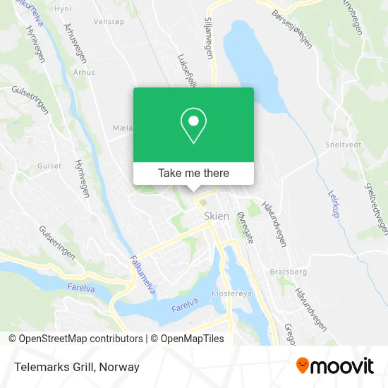 Telemarks Grill map