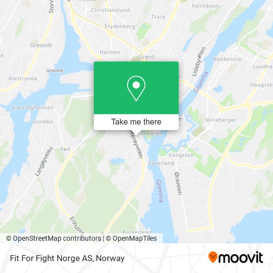 Fit For Fight Norge AS map