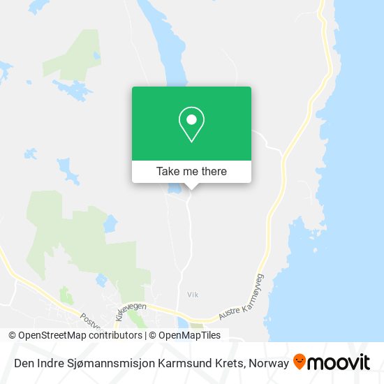 Den Indre Sjømannsmisjon Karmsund Krets map
