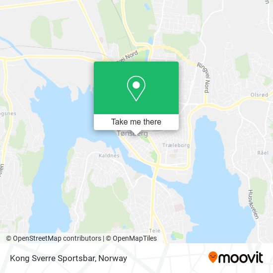 Kong Sverre Sportsbar map
