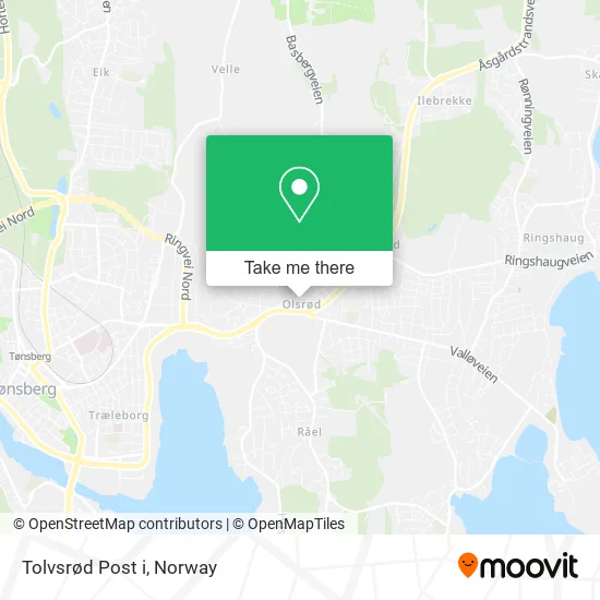 Tolvsrød Post i map