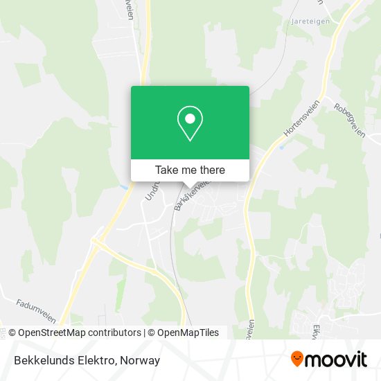 Bekkelunds Elektro map