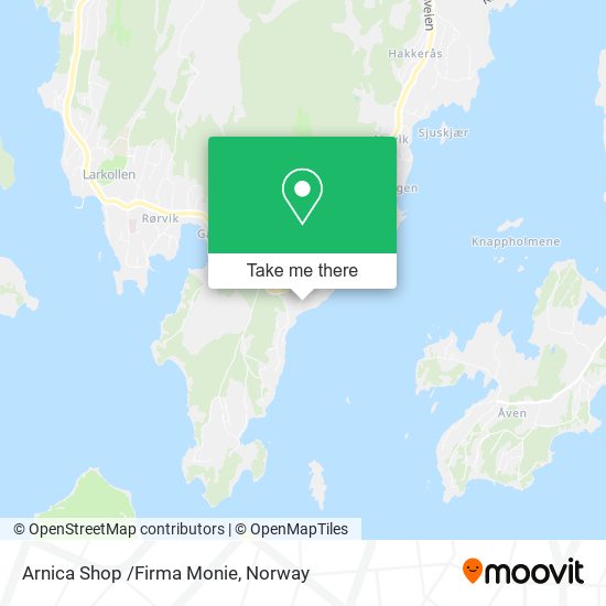Arnica Shop /Firma Monie map