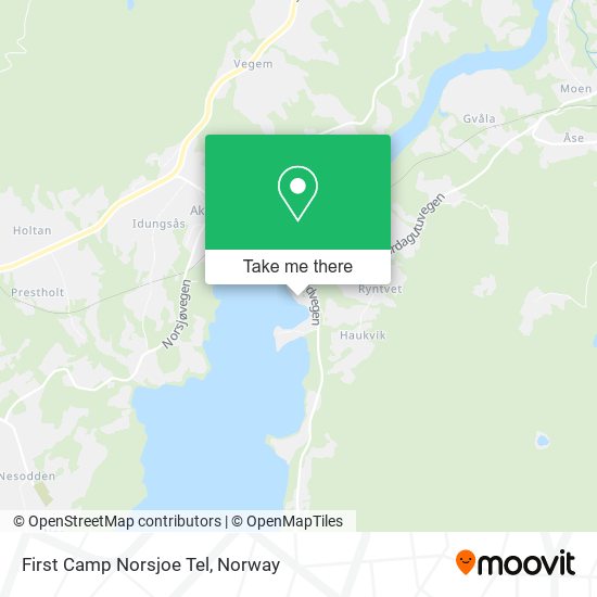 First Camp Norsjoe Tel map