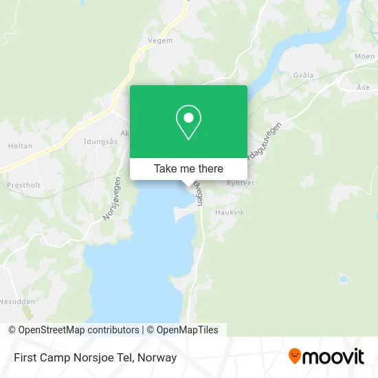 First Camp Norsjoe Tel map