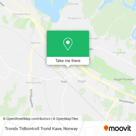 Tronds Tidkontroll Trond Kase map