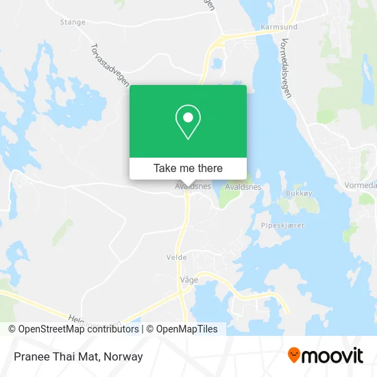 Pranee Thai Mat map