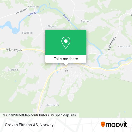 Groven Fitness AS map