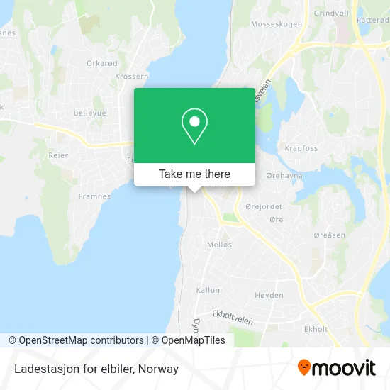 Ladestasjon for elbiler map