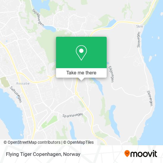 Flying Tiger Copenhagen map