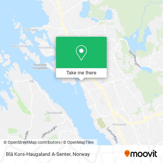 Blå Kors-Haugaland A-Senter map