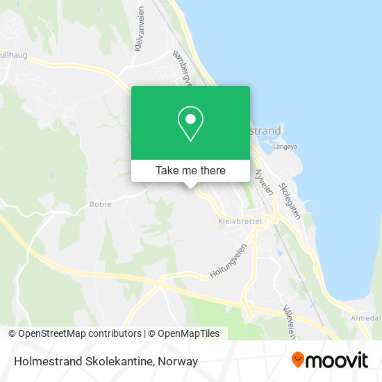 Holmestrand Skolekantine map